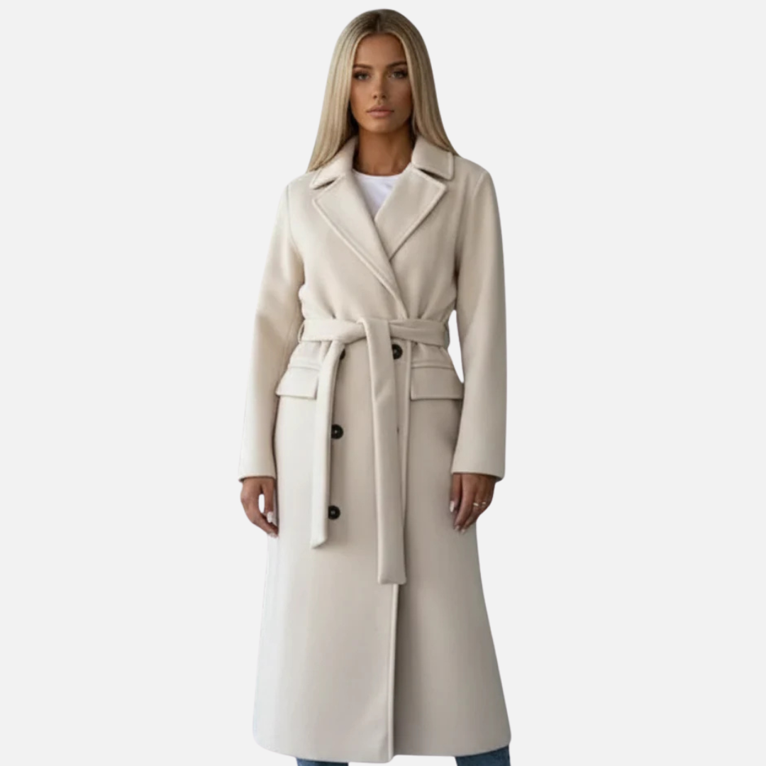 Women’s Long Belted Jacket Trench Coat