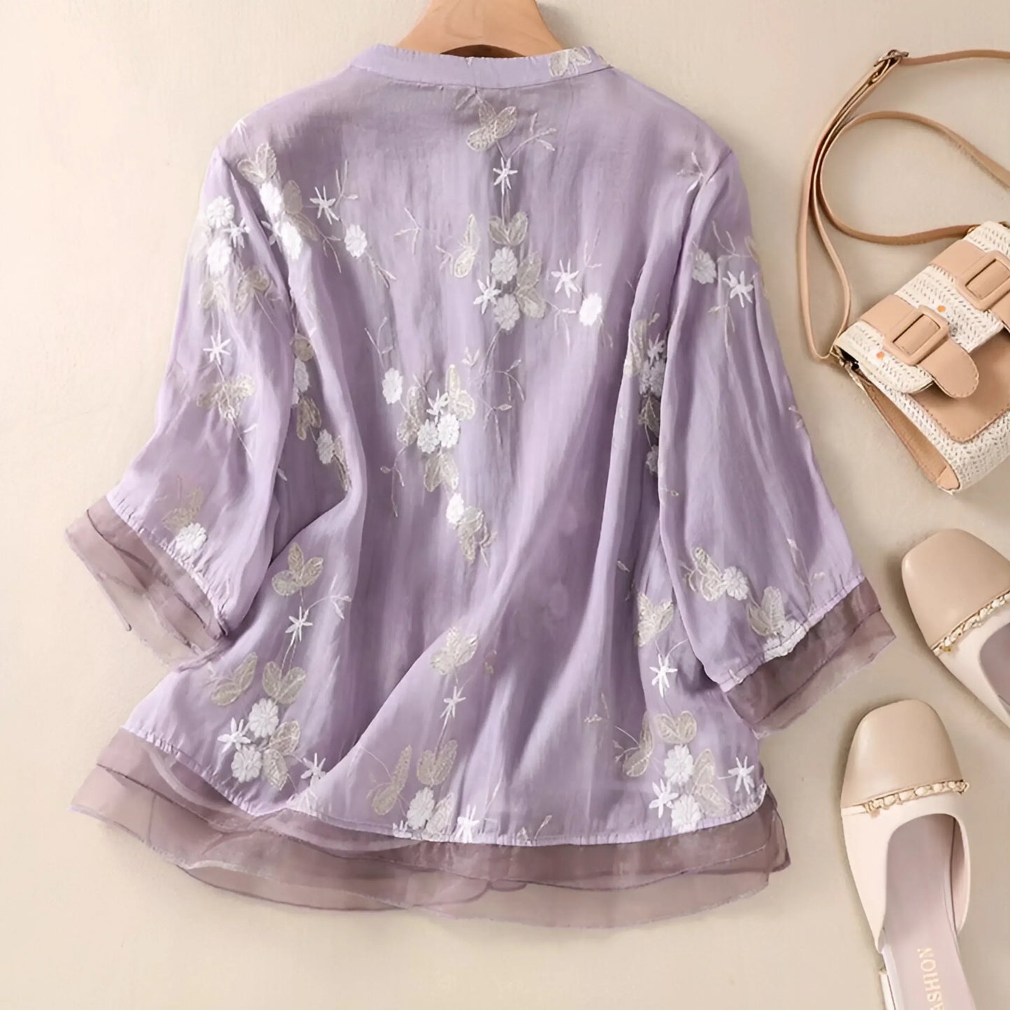 Pretty Flower Blouse for Ladies