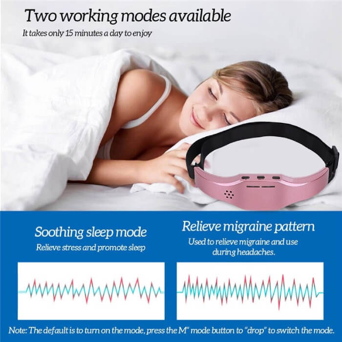 Compact Electronic Head Massager for Pain Relief
