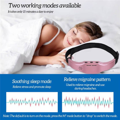 Compact Electronic Head Massager for Pain Relief