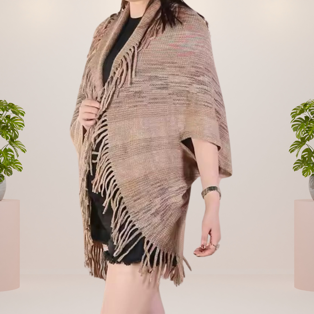 Variant image for Women's Jacket - Elegant Scarf Design-2