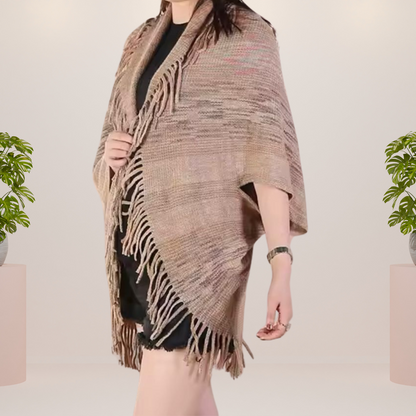 Variant image for Women's Jacket - Elegant Scarf Design-2