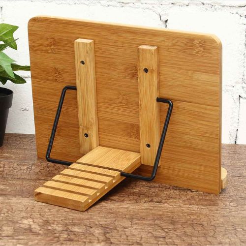 Compact Folding Book Rest – Adjustable Desk Holder - Luxivelle