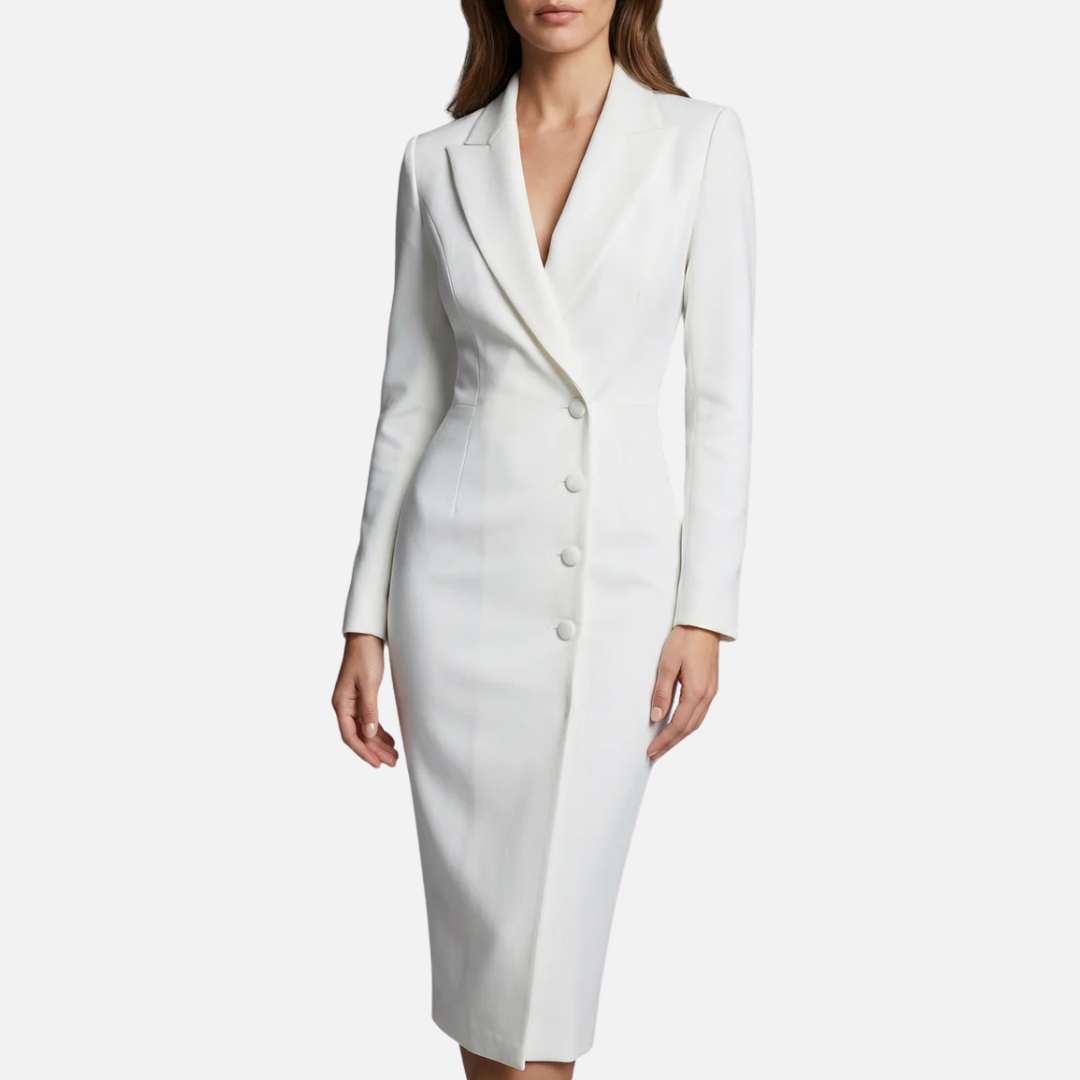 Sophie | Women's Fitted Midi Blazer Dress