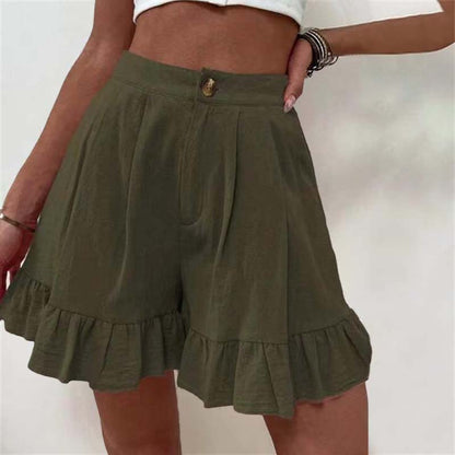 Lightweight Summer Ruffle Shorts