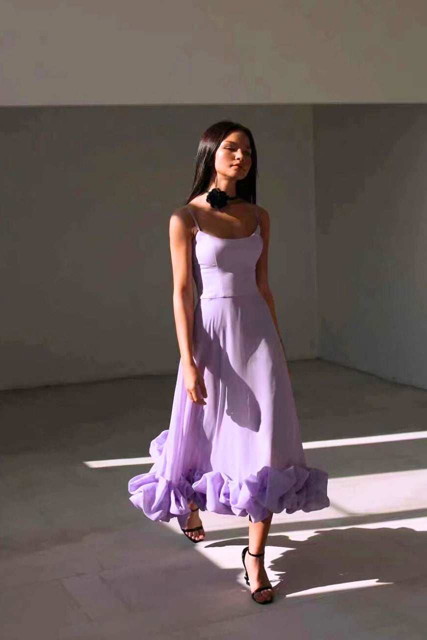 Elegant Floor Length Evening Dress