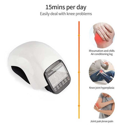 Therapeutic Knee Massager with Heat and Pressure Relief