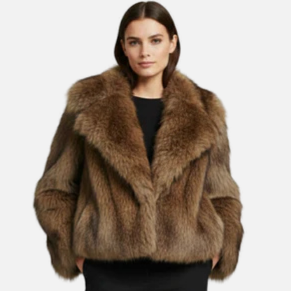 Women's Fur Crop Jacket