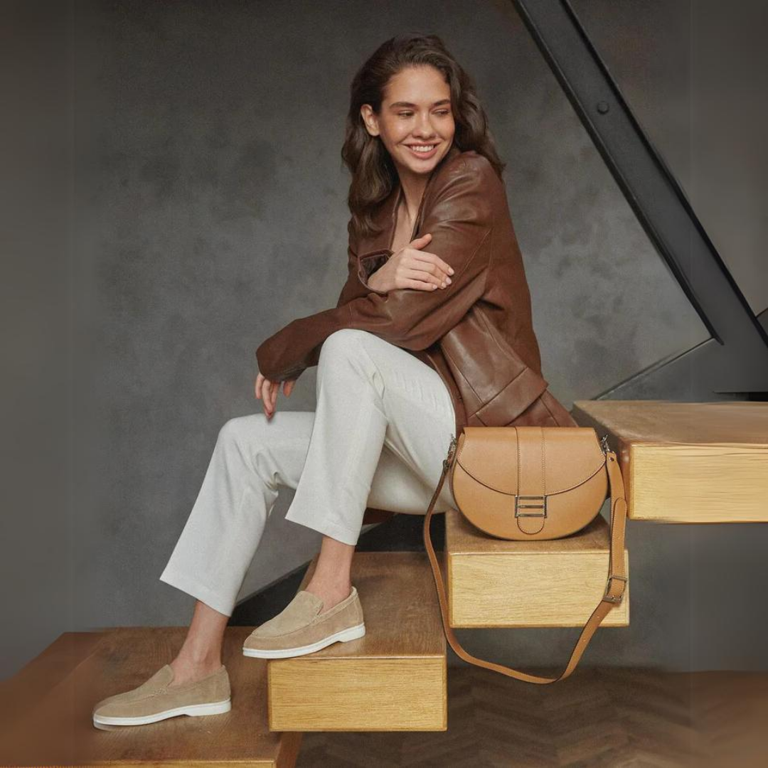 Soft Leather Slip On Shoes