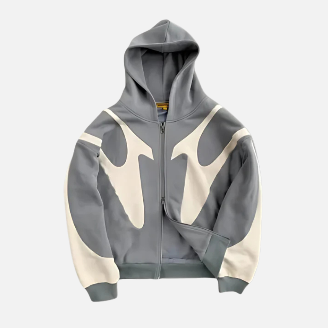 Caleb | Men's Graphic Zip Up Hoodie Streetwear