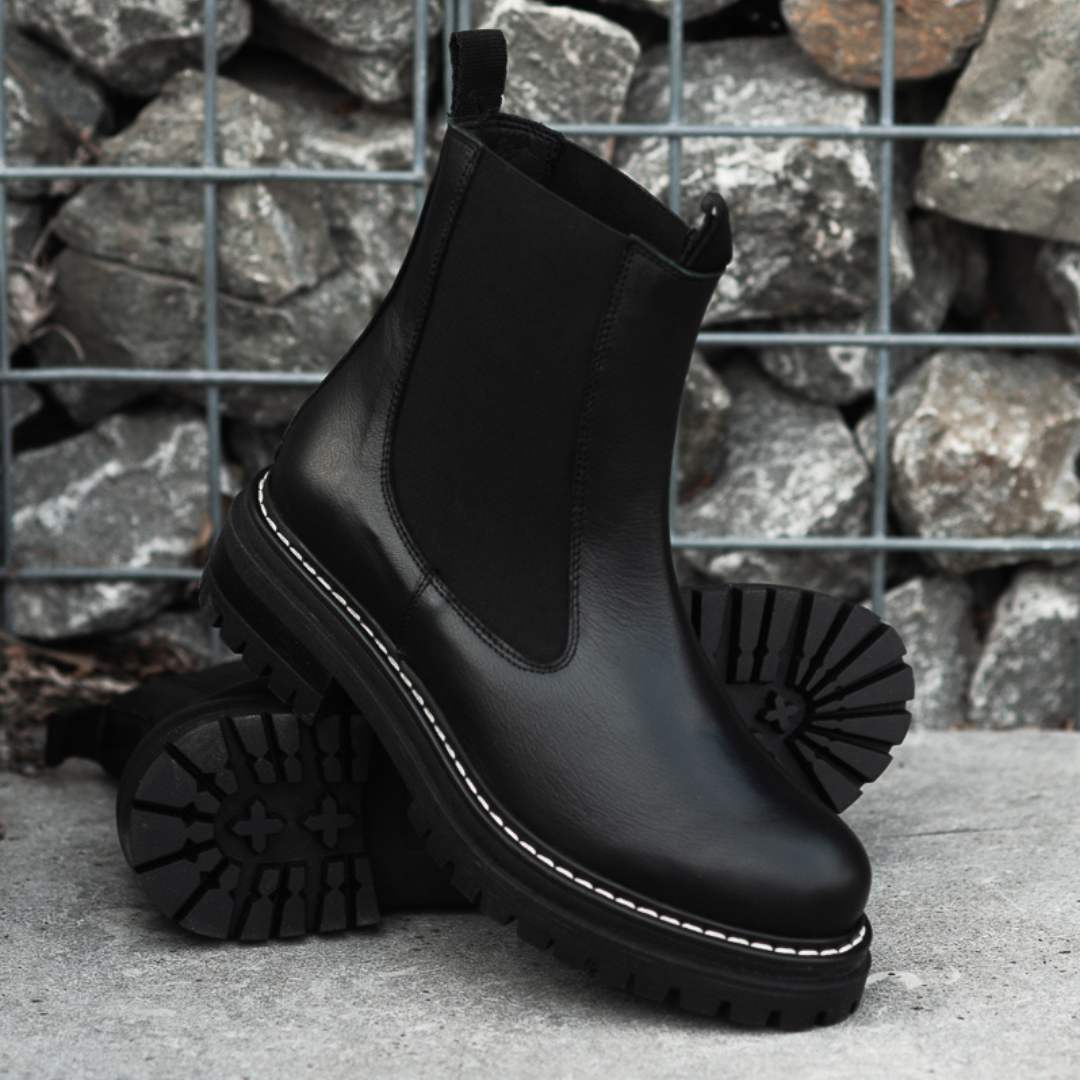 Ladies Low Heel Ankle Boots