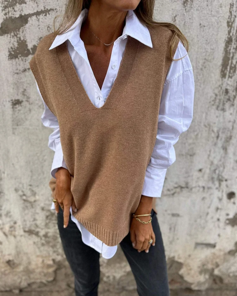 Evie | Elegant knitted vest