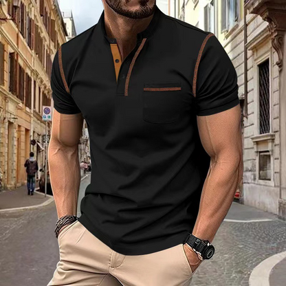 Men's Classic Fit Short Sleeve Polo Shirt - Luxivelle