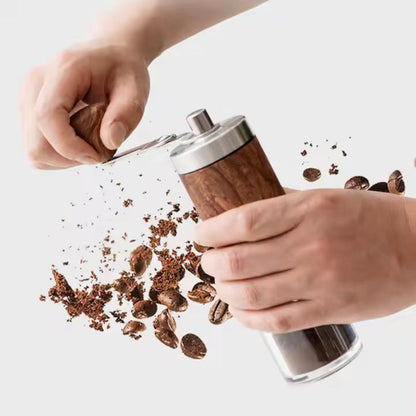 Traditional Wooden Manual Coffee Grinder
