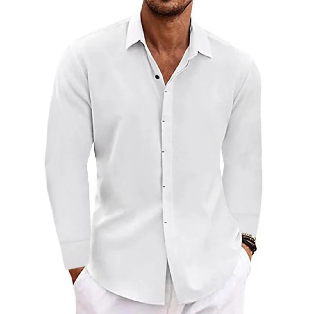 Relaxed Fit Men's Casual Button Down Shirt