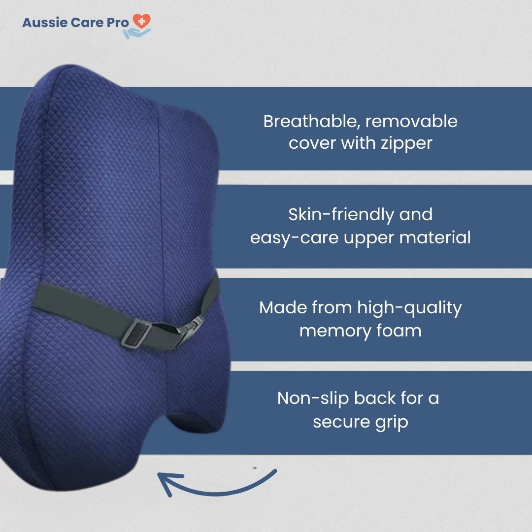 Ergonomic Back Support Pillow for Office and Home Use