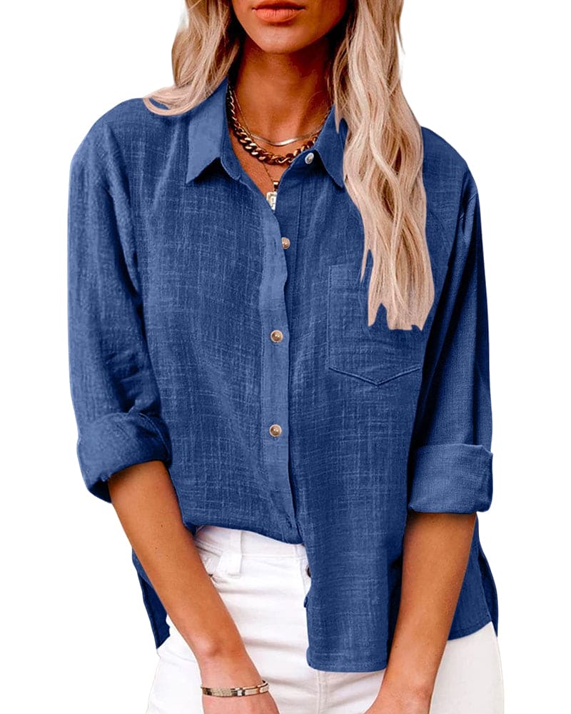 Ladies Classic Shirt with Front Pocket