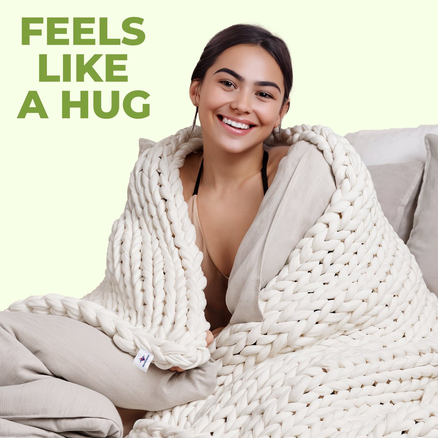 Plush Knit Throw Blanket - Warm & Fuzzy Home Blanket