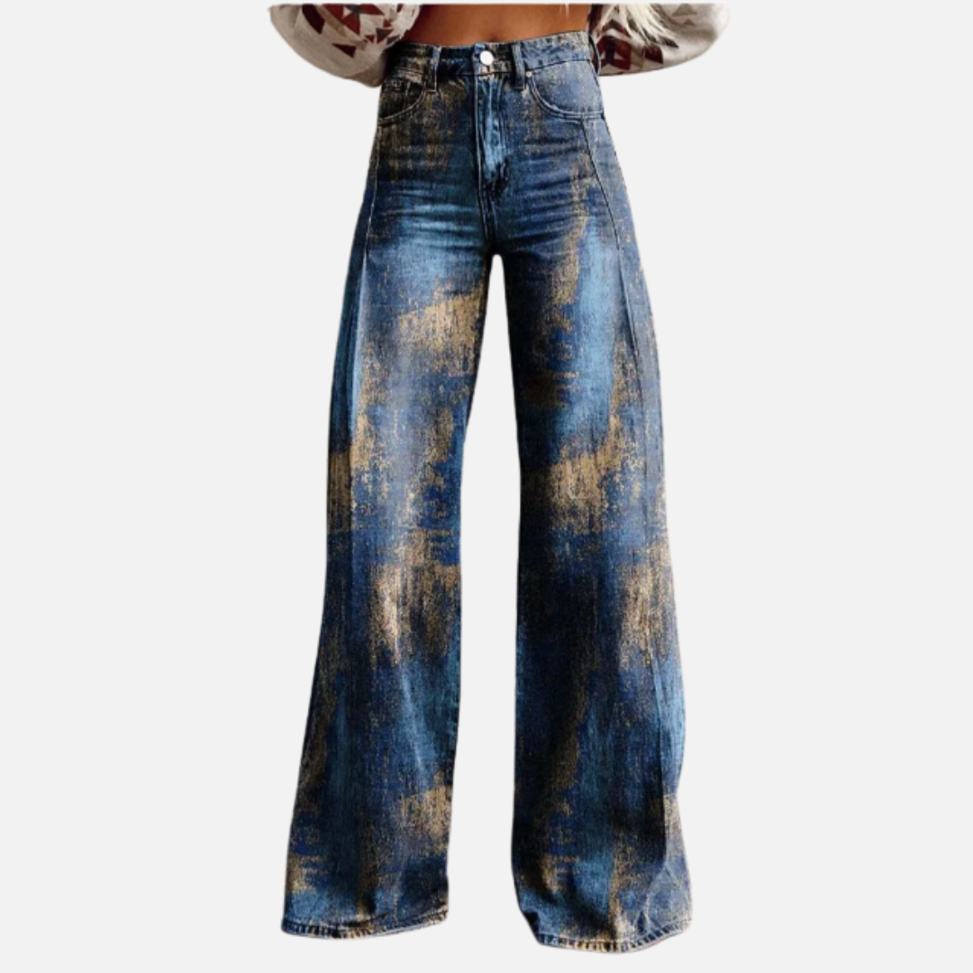 Charlotte | Women's High-Waisted Wide Leg Jeans