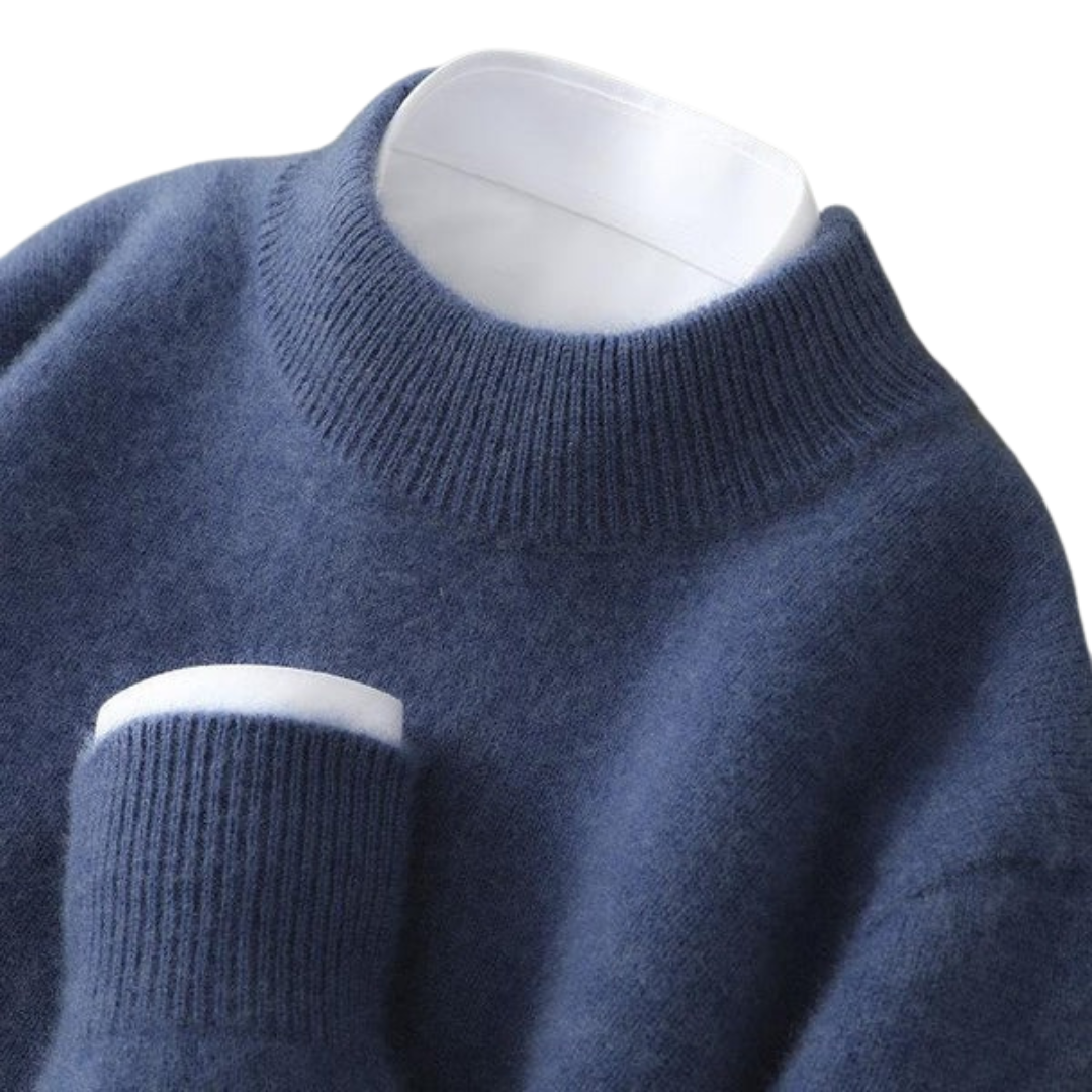 Men's Cashmere Long Sleeve Sweater