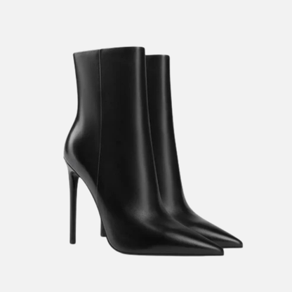 Women's Stiletto Ankle Boots - Pointed Toe High Heel Dress Boot