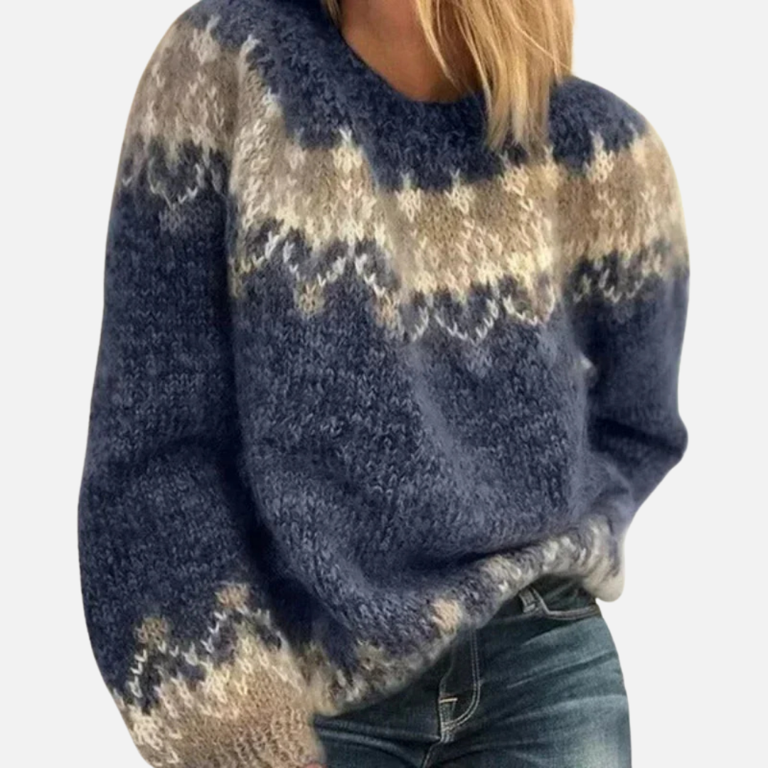 Toni | Women's Fair Isle Nordic Sweater