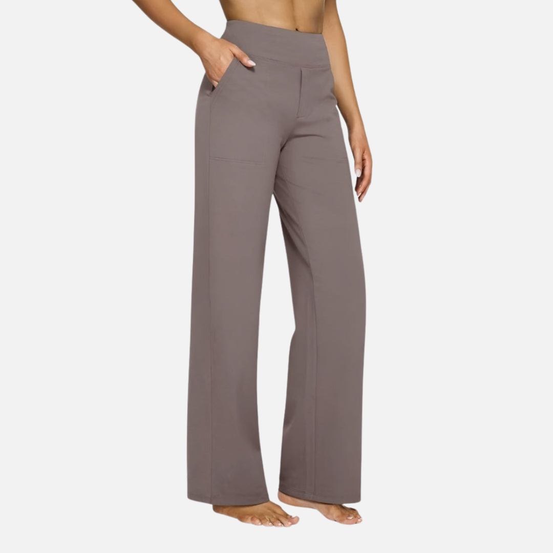 Rebecca | Women's High Waisted Wide-Leg Pants