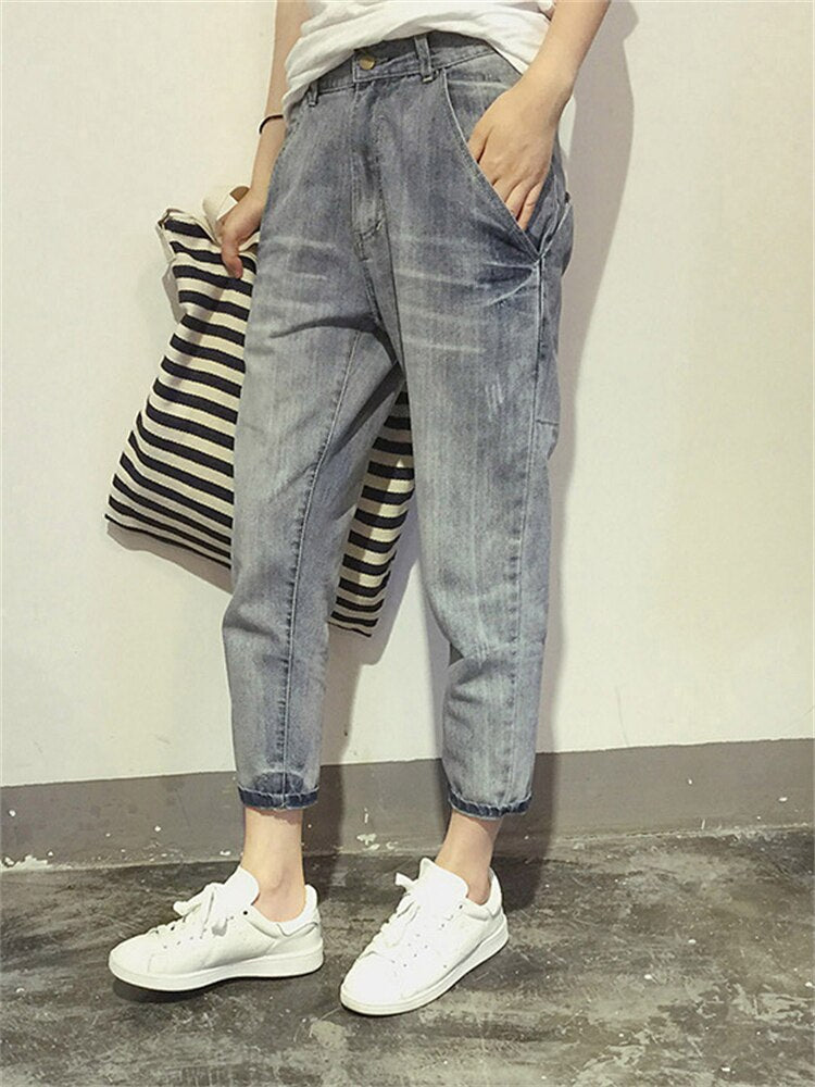Faded Grey Shorts for Ladies