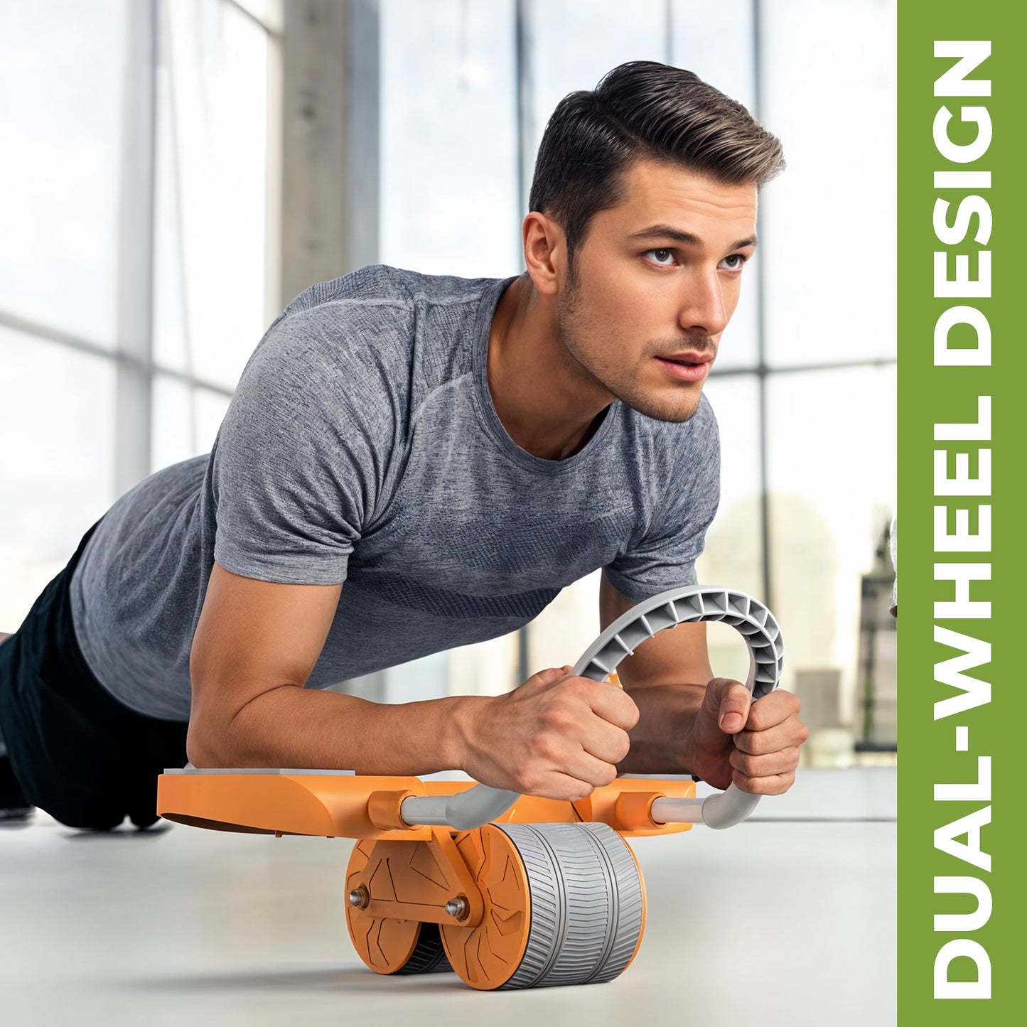 Advanced Core Workout Roller with Extra Support Timer