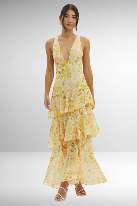 Layered Long Dress for Ladies