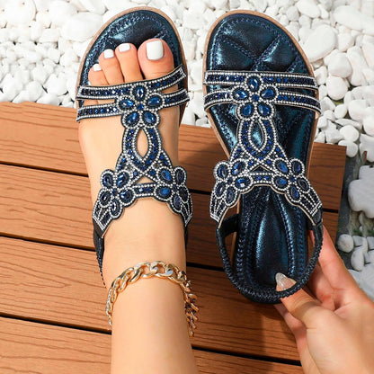 Soft Leather Supportive Summer Sandals for Women - Luxivelle
