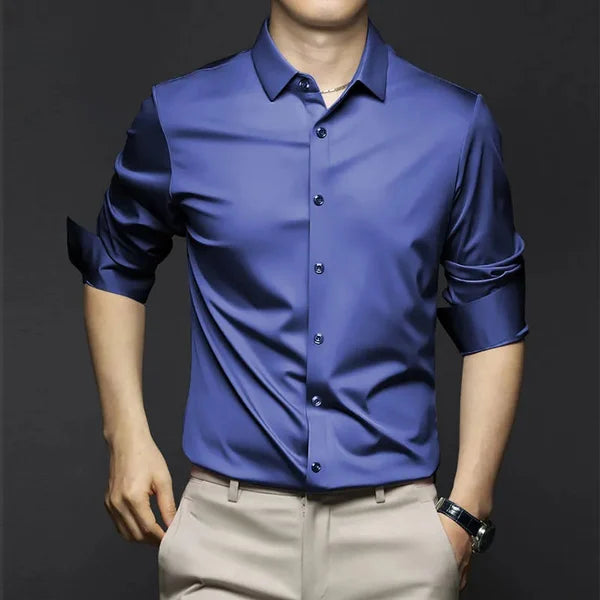 Classic Fit Mens Long Sleeve Dress Shirt