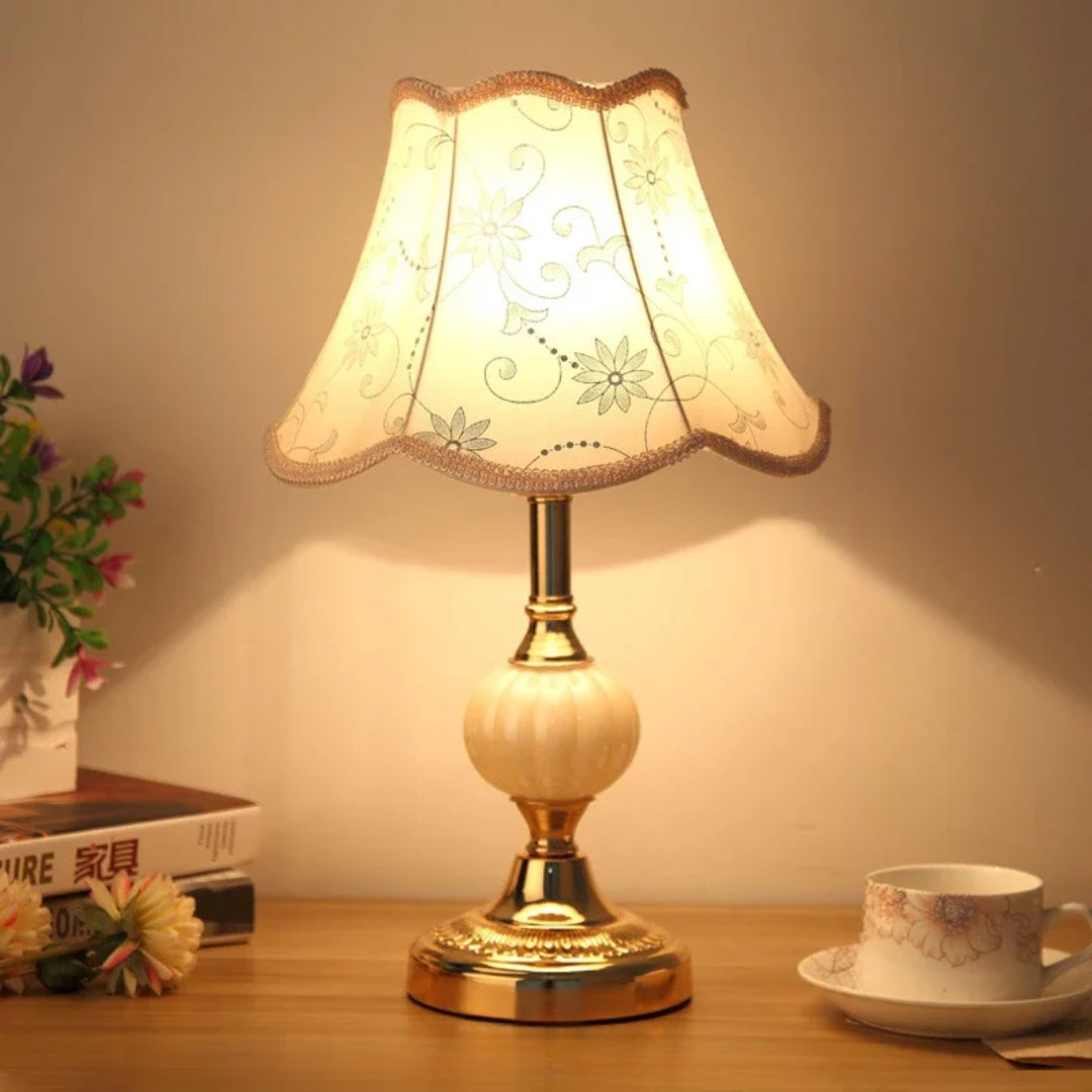 Rustic Nordic Bedside Table Lamp