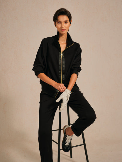 Plush Fleece Long Sleeve Zip Jacket