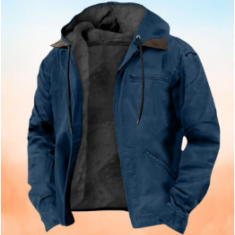 Men's Classic Zip Up Hoodie Jacket