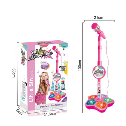 Fun Kids Sing Along Microphone with Stand - Luxivelle