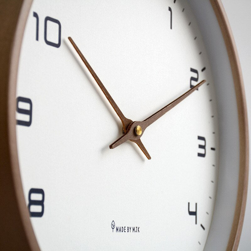 Simple Rustic Wooden Wall Clock