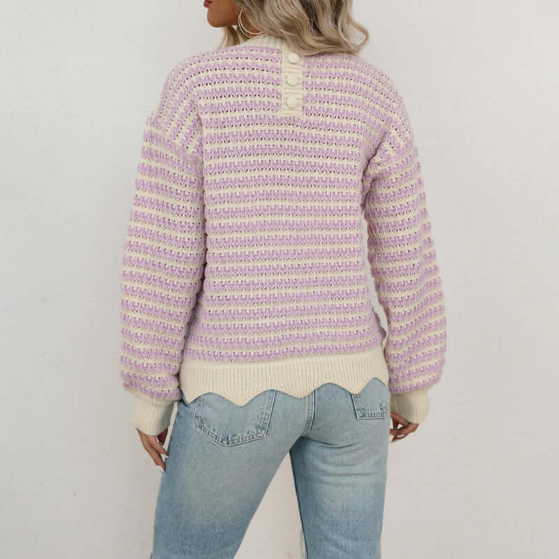 Ladies' Classic Patterned Sweater