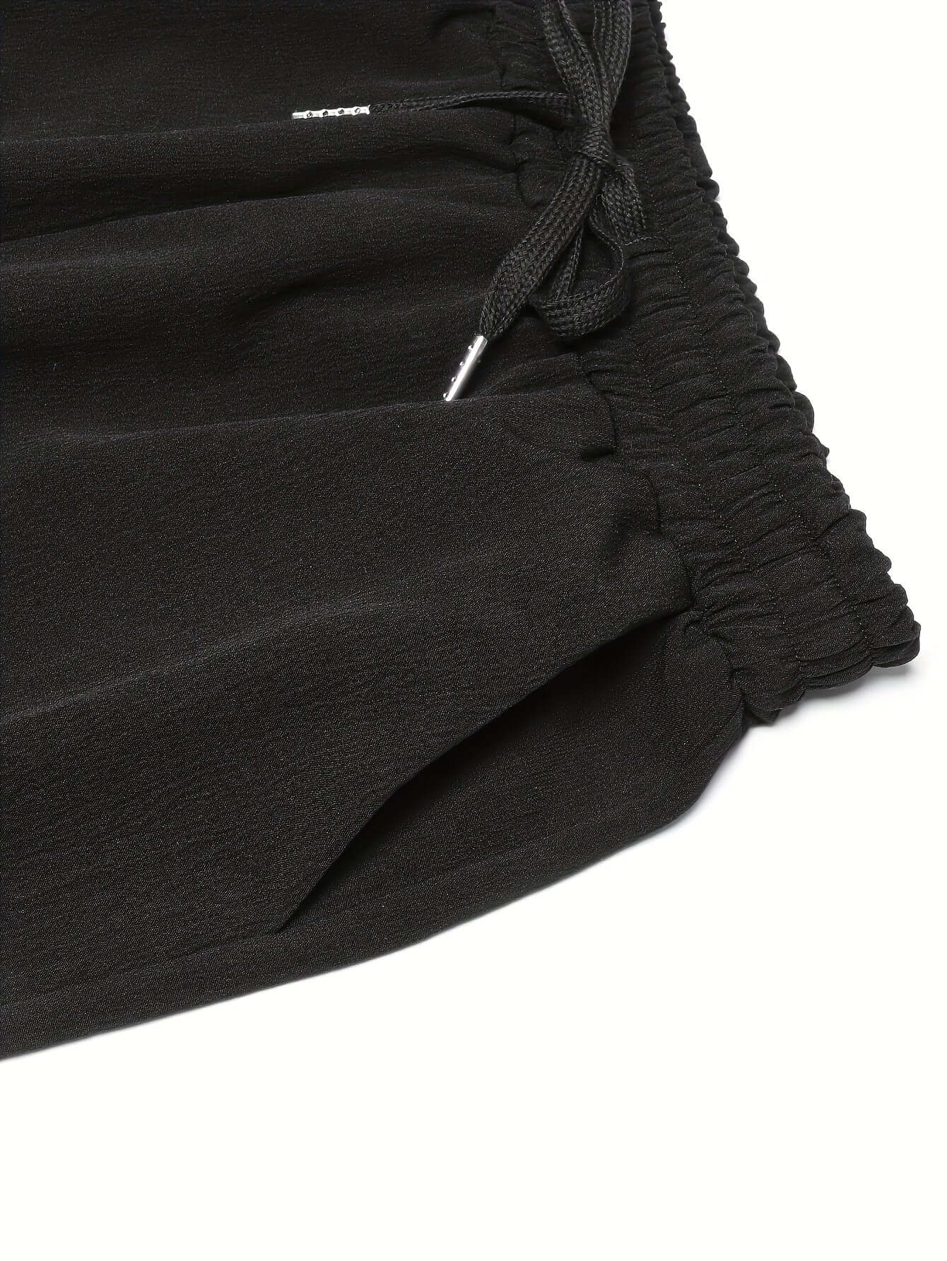 Comfortable Loose Fit Women's Trousers with Pockets