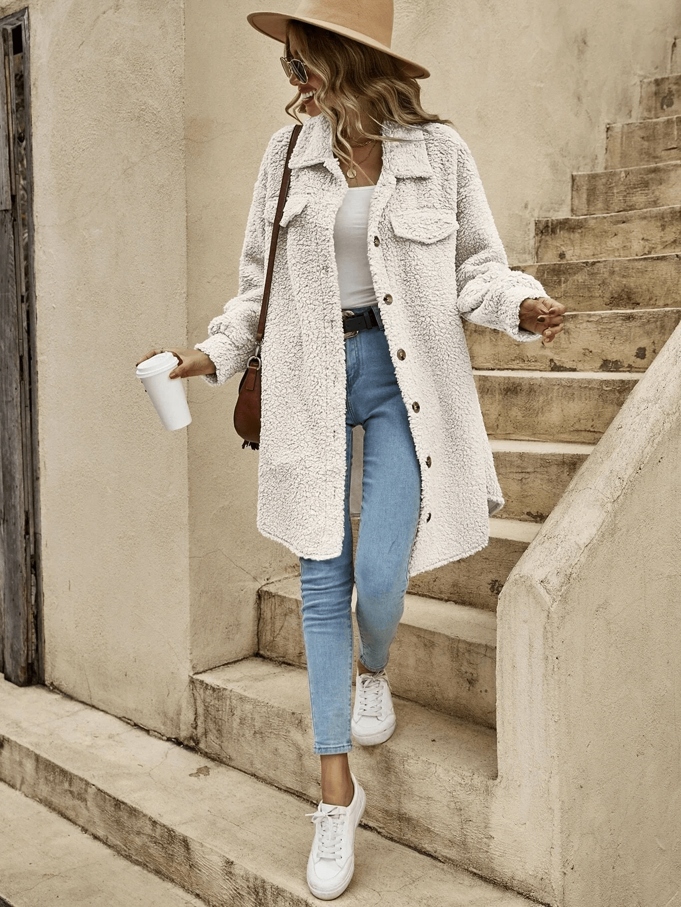 Comfy Open Front Cardigan Sweater - Luxivelle