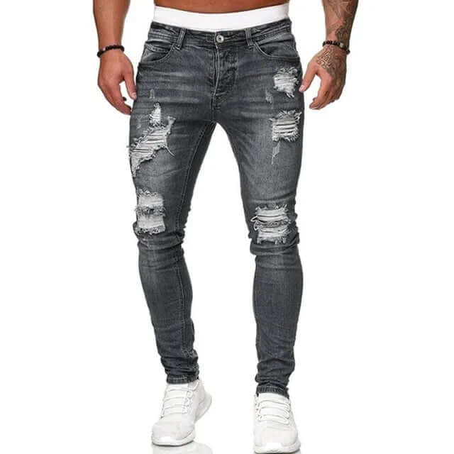 Men's Tight Fit Slim Jeans - Luxivelle