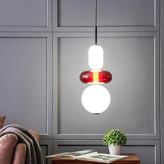 Vibrant Glass Drop Ceiling Light - Luxivelle