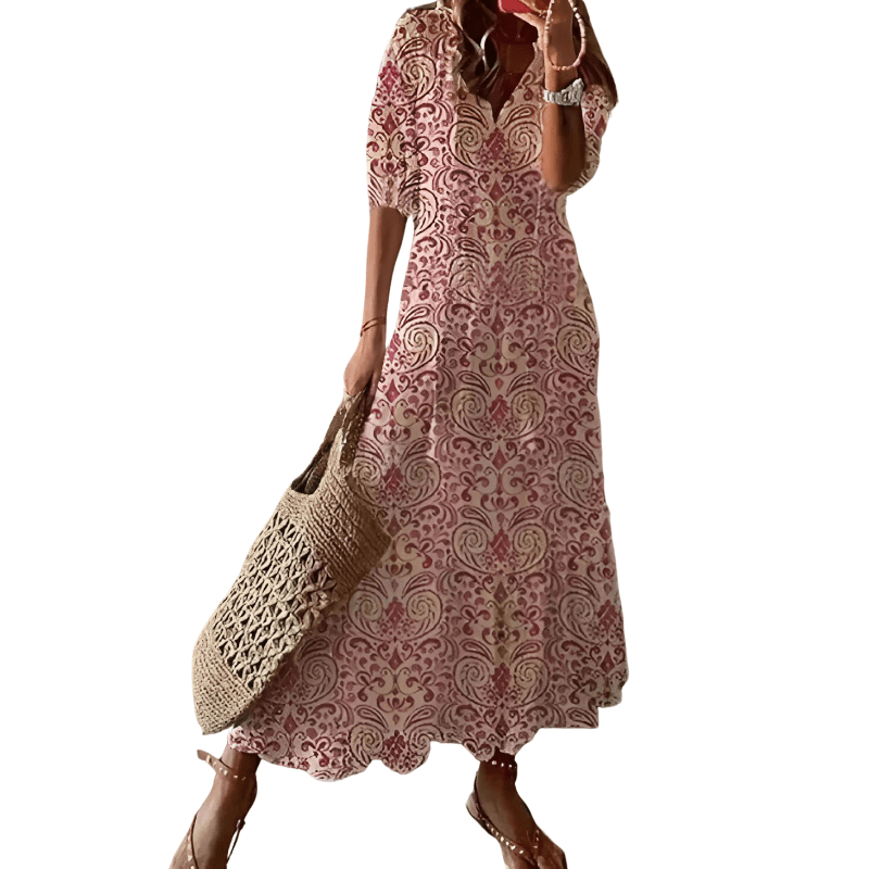 Elegant Long Sleeve Sundress