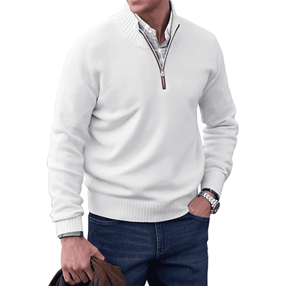 Cozy Men's Crew Neck Wool Sweater