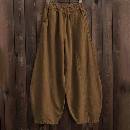 Relaxed Fit Wide Leg Pants for Women