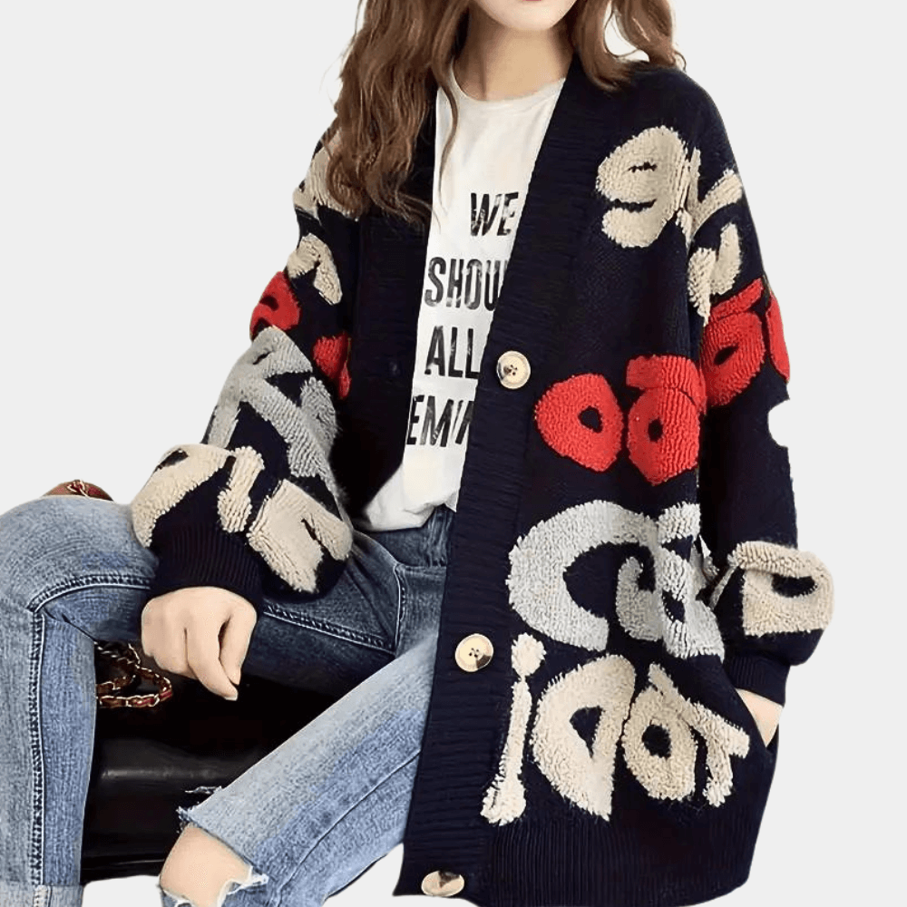 Soft Women's Open Front Sweater Cardigan