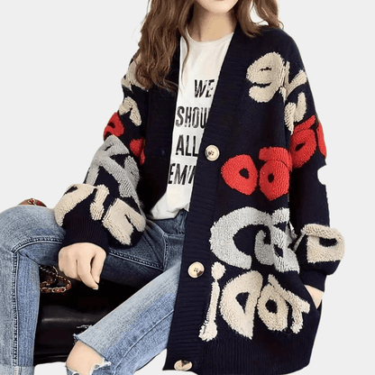 Soft Women's Open Front Sweater Cardigan