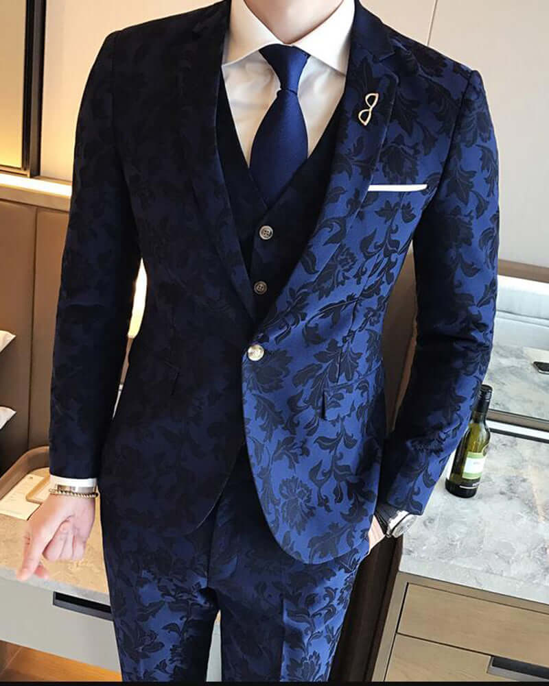 Slim Fit Formal Suit Jacket for Men - Luxivelle