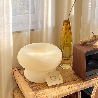 Stylish Metal Base Round Desk Lamp