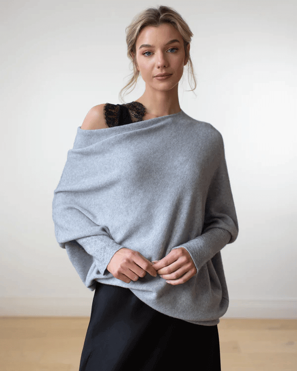 Relaxed Fit Soft Knit Sweater